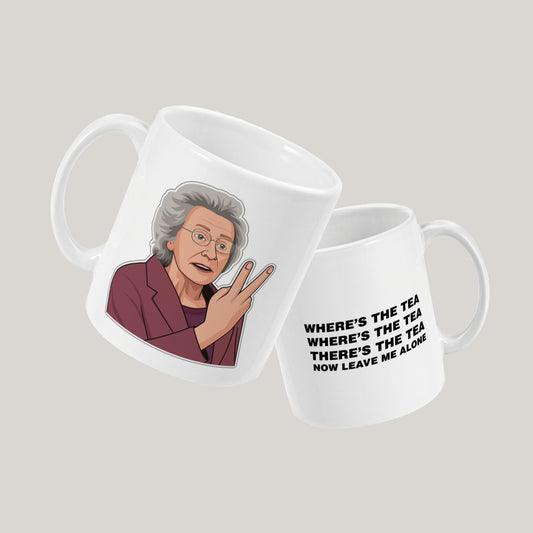 Doris Gavin and Stacey Mug