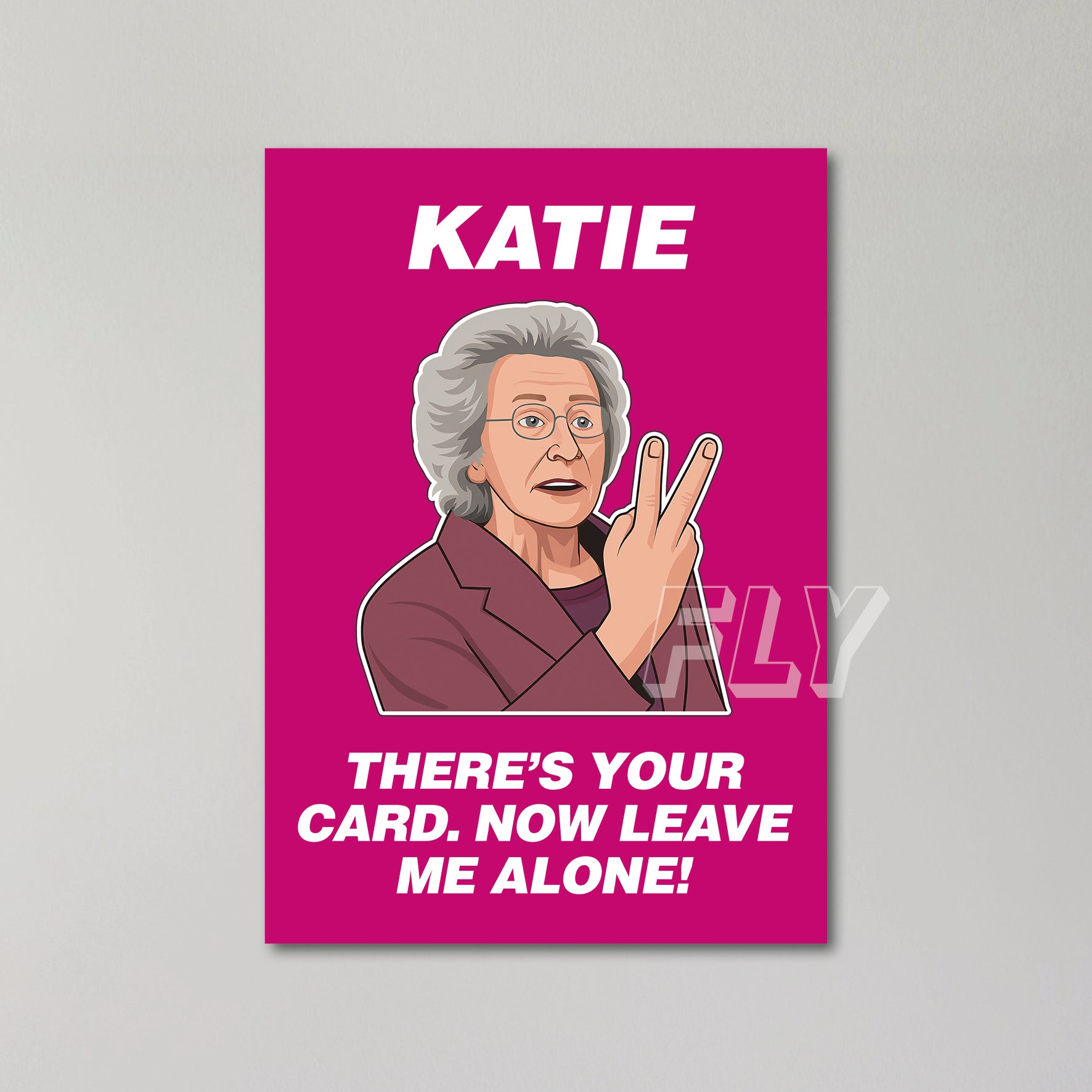 Doris Gavin and Stacey Personalised Greeting Card United Kingdom