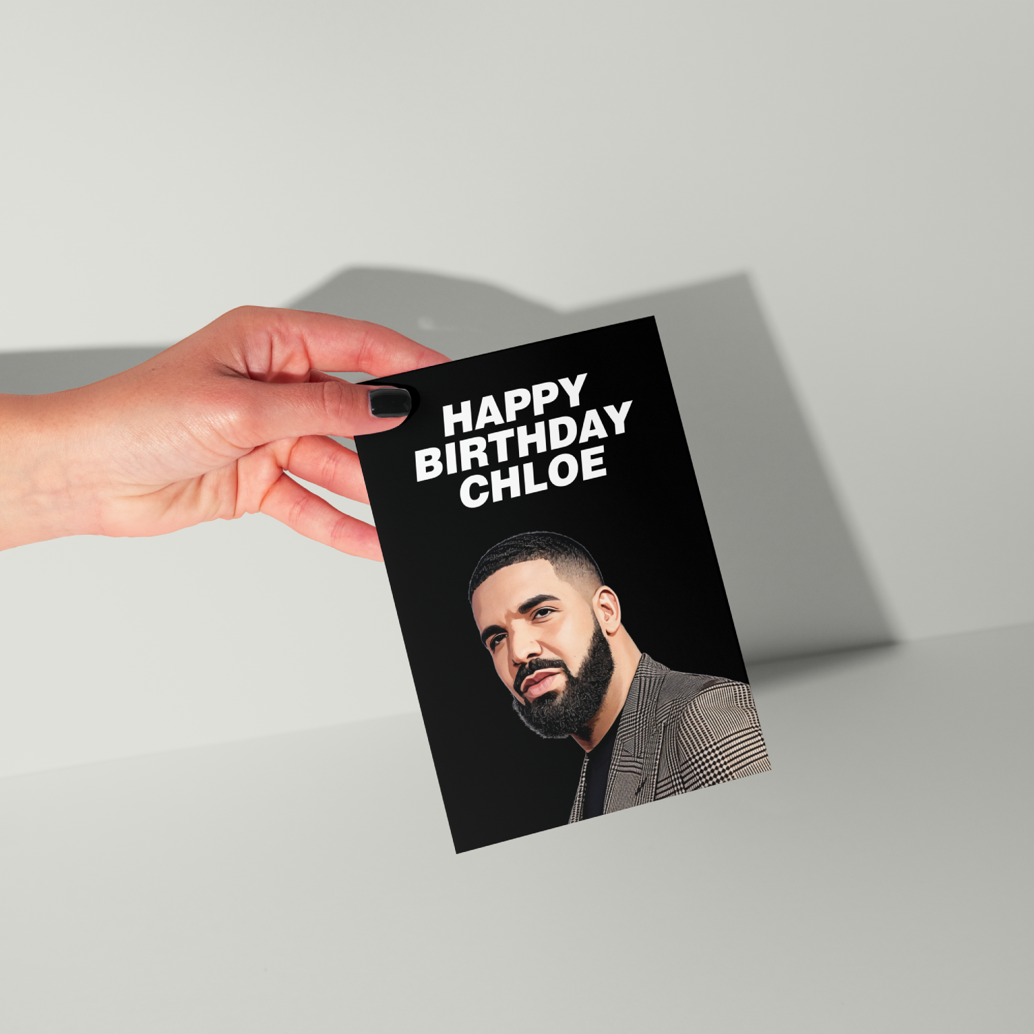 Drake Personalised Birthday Card UK