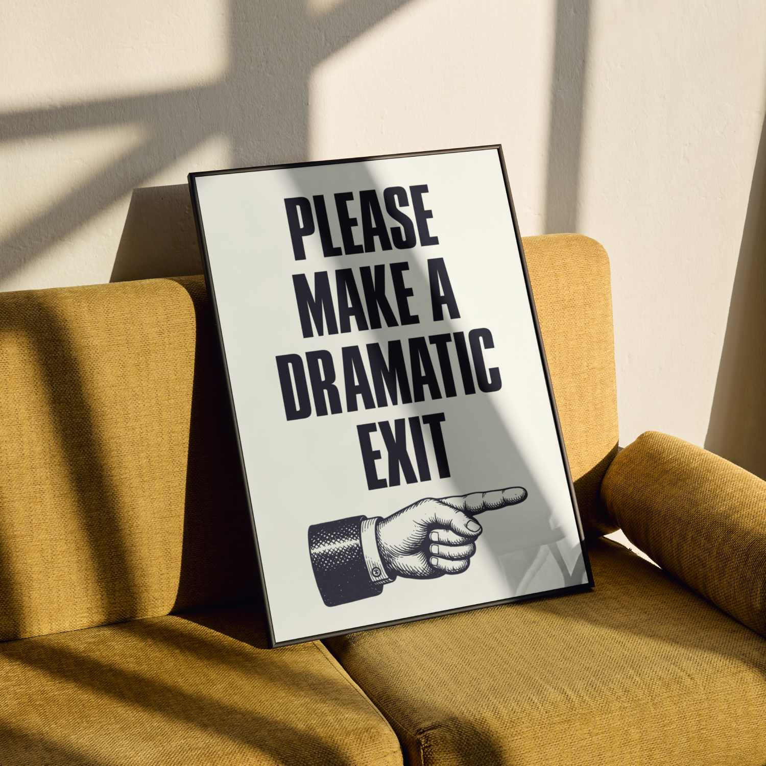 Dramatic Exit Poster