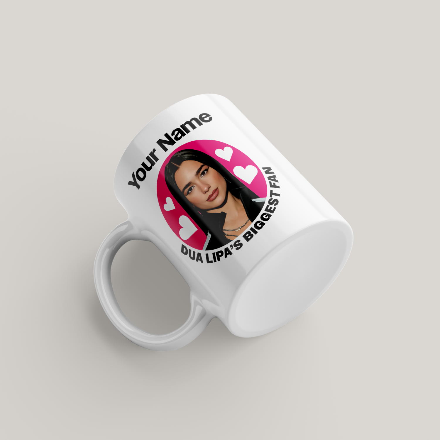 Dua Lipa Personalised Mug United Kingdom