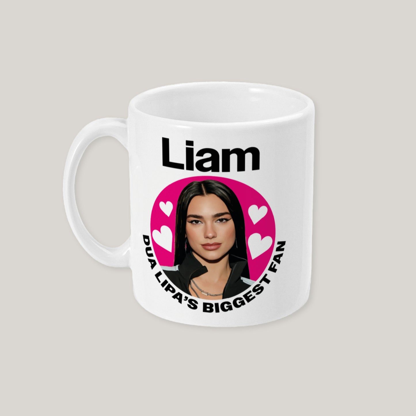 Dua Lipa Personalised Mug
