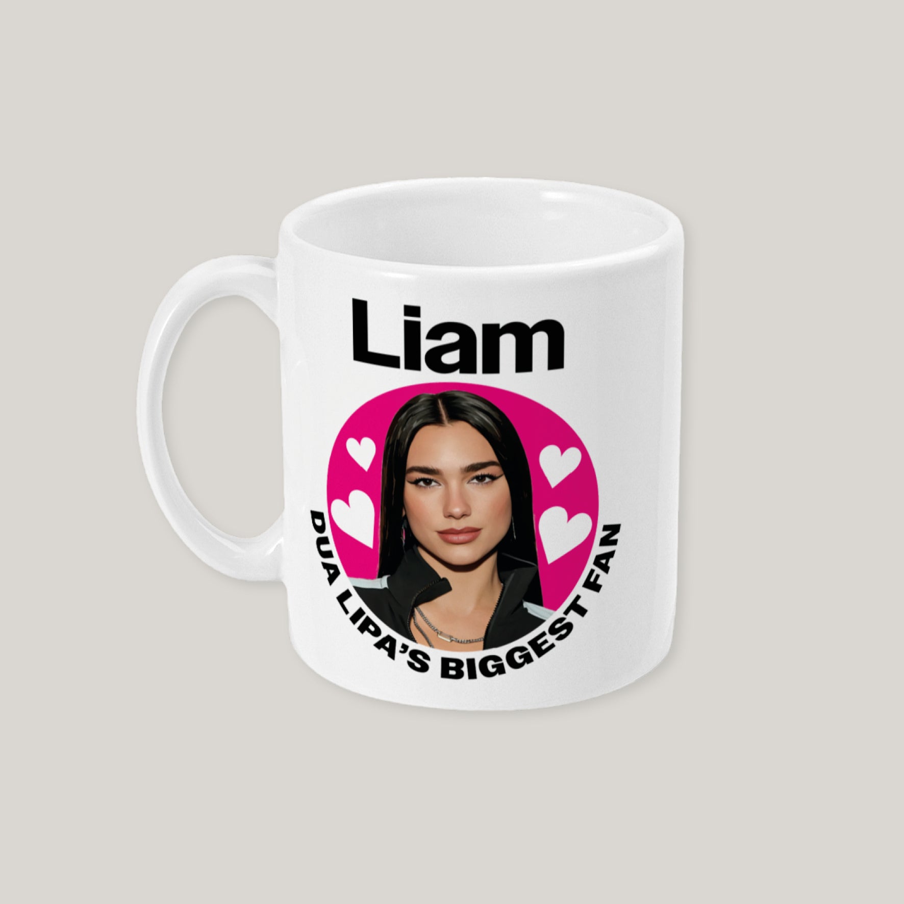 Dua Lipa Personalised Mug