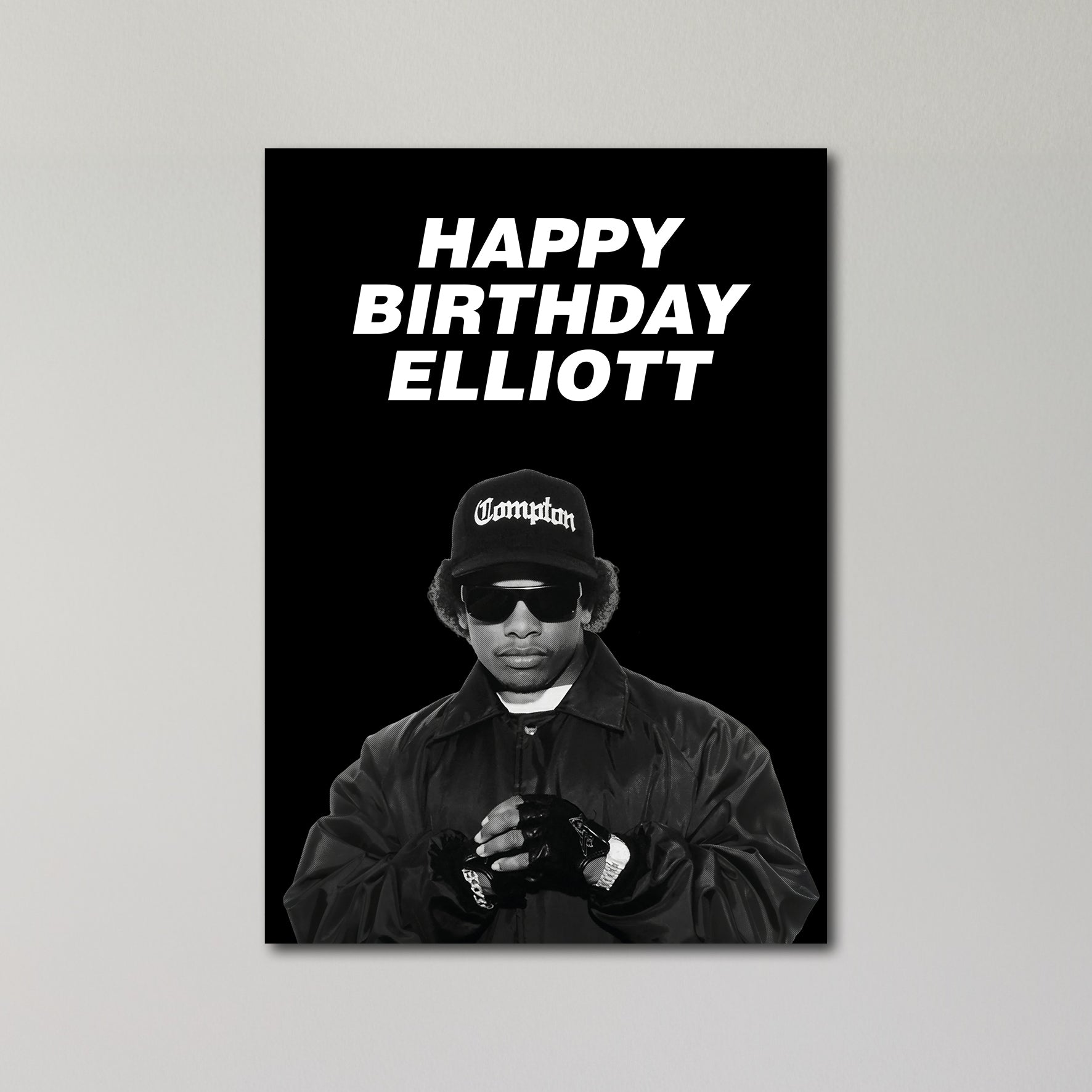 Eazy-E Personalised Birthday Card A5