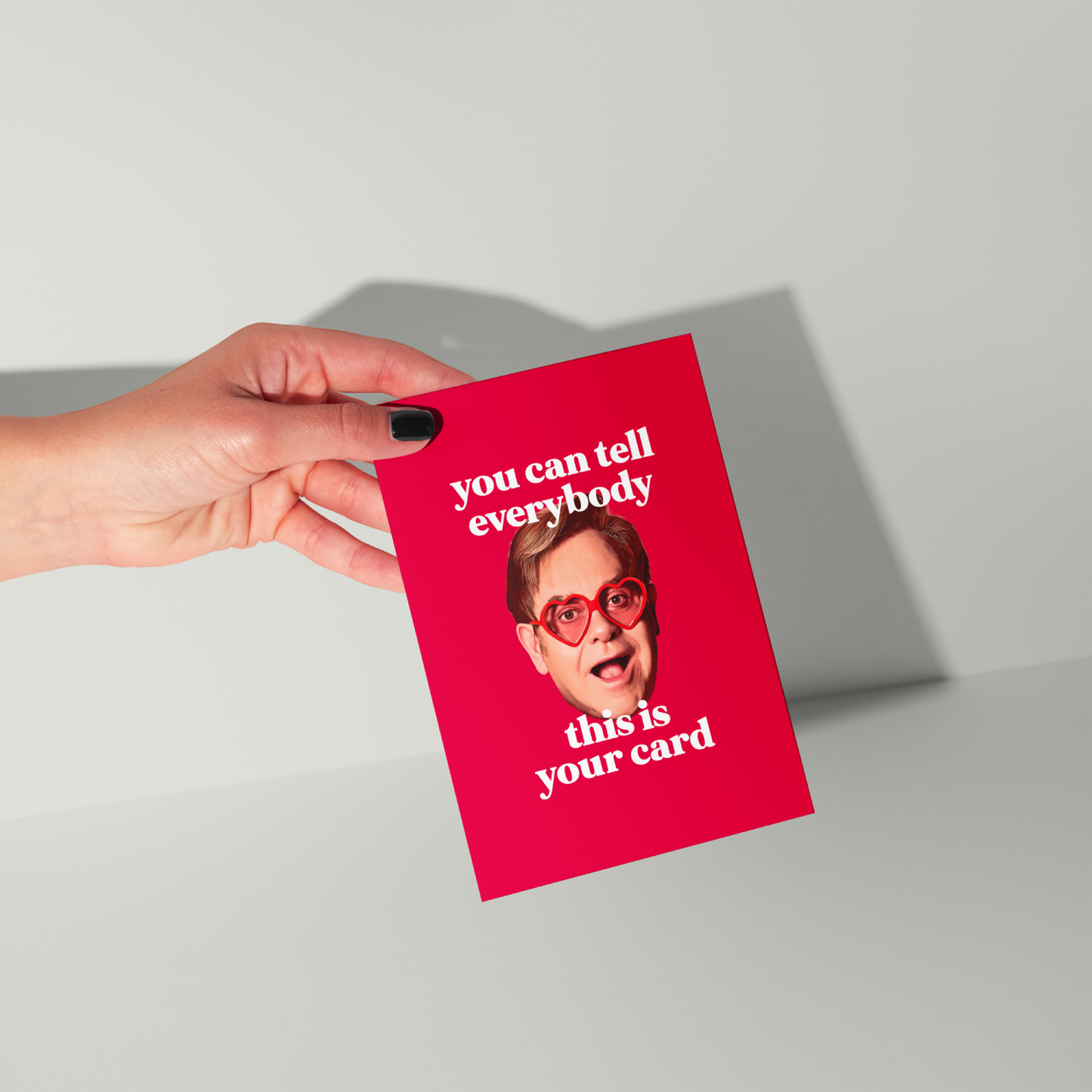 Elton John Birthday Card