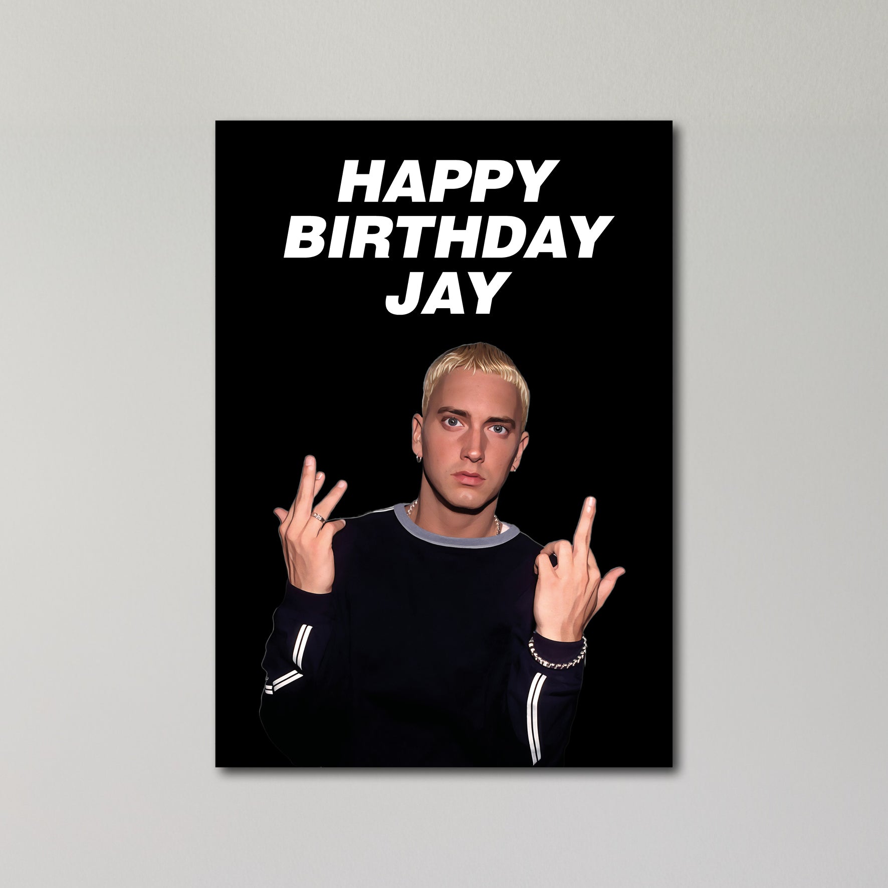 Eminem Personalised Birthday Card A5