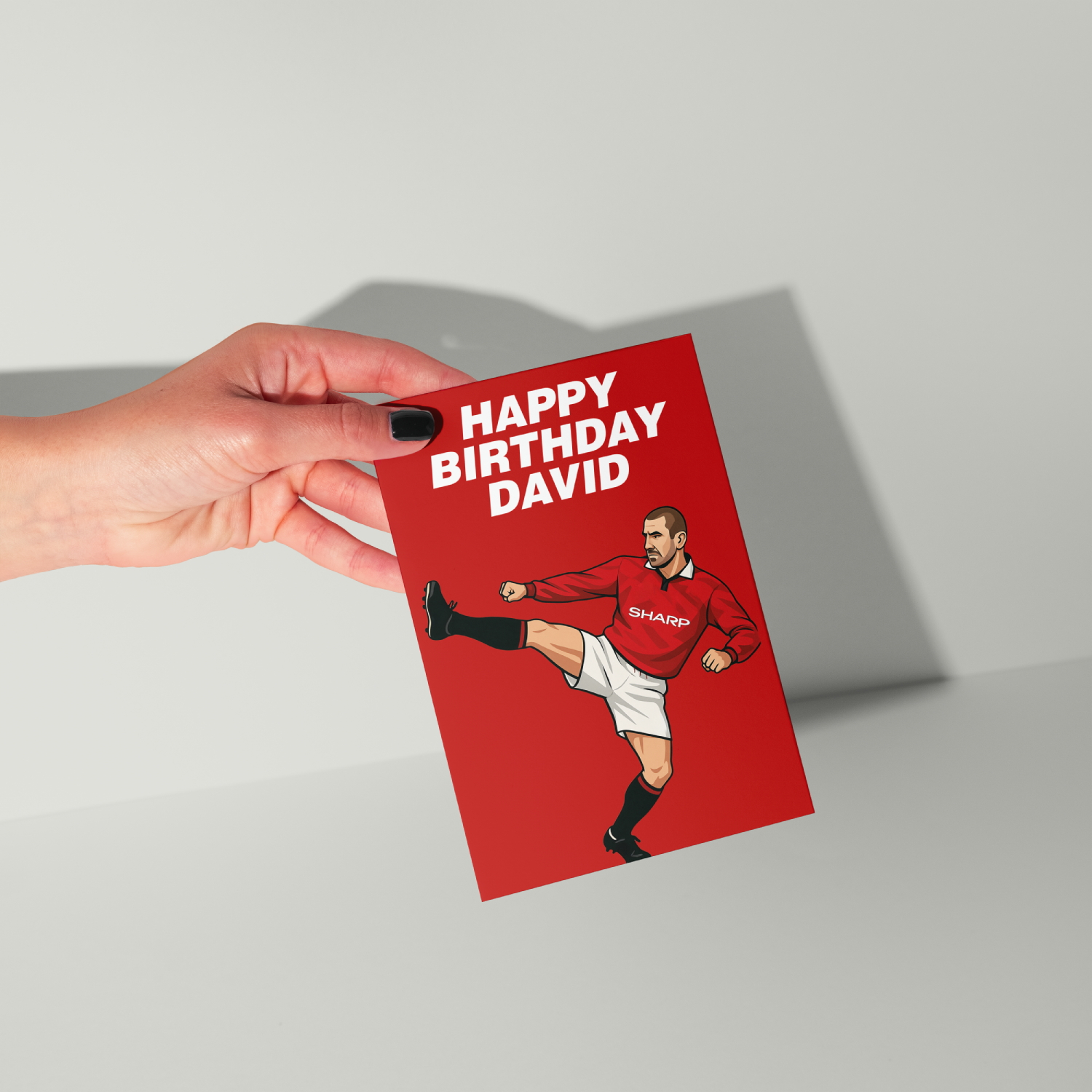 Eric Cantona Personalised Birthday Card UK