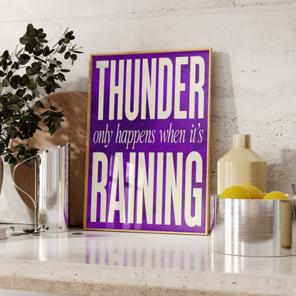 Fleetwood Mac Lyrics Poster
