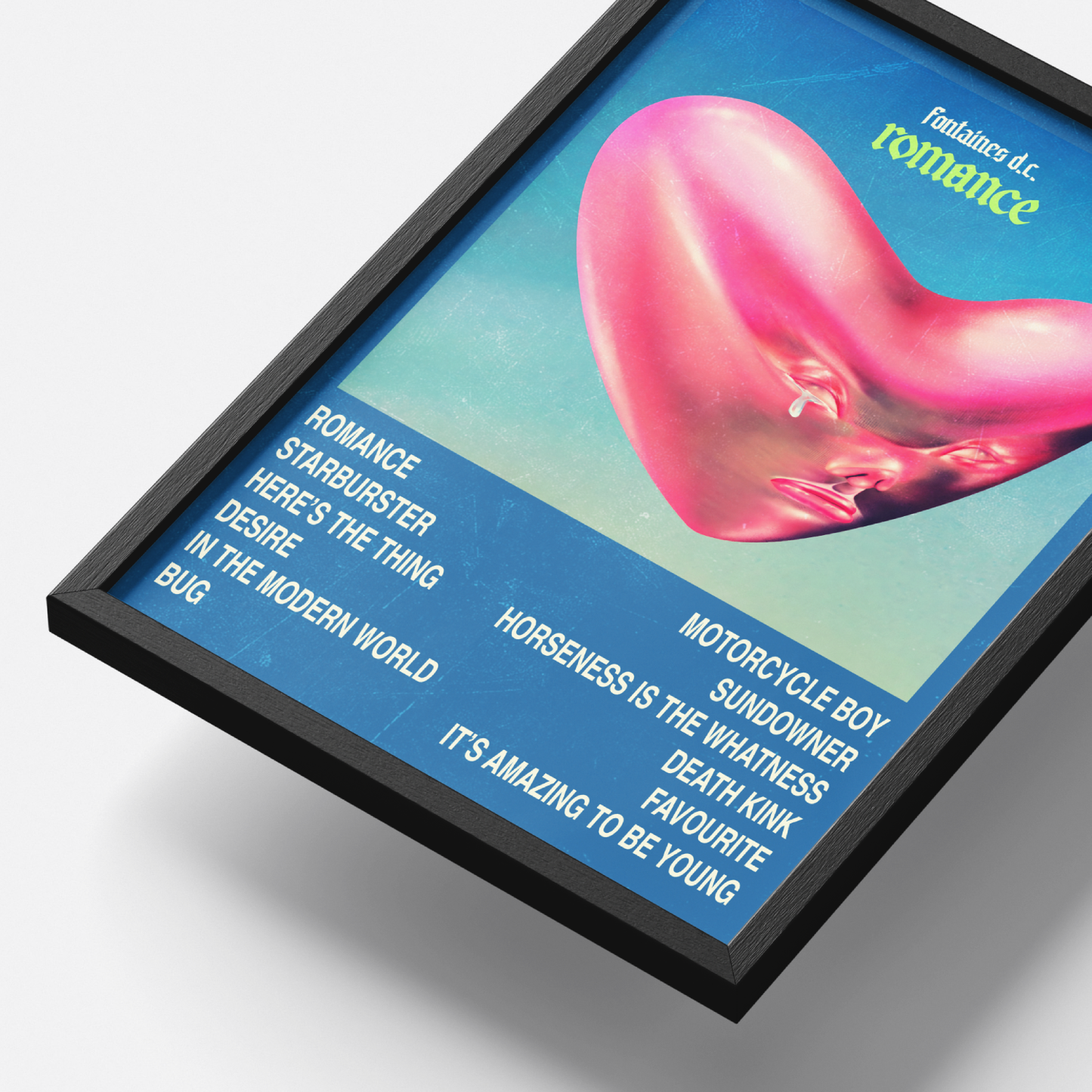 Fontaines D.C. Romance Album Poster UK