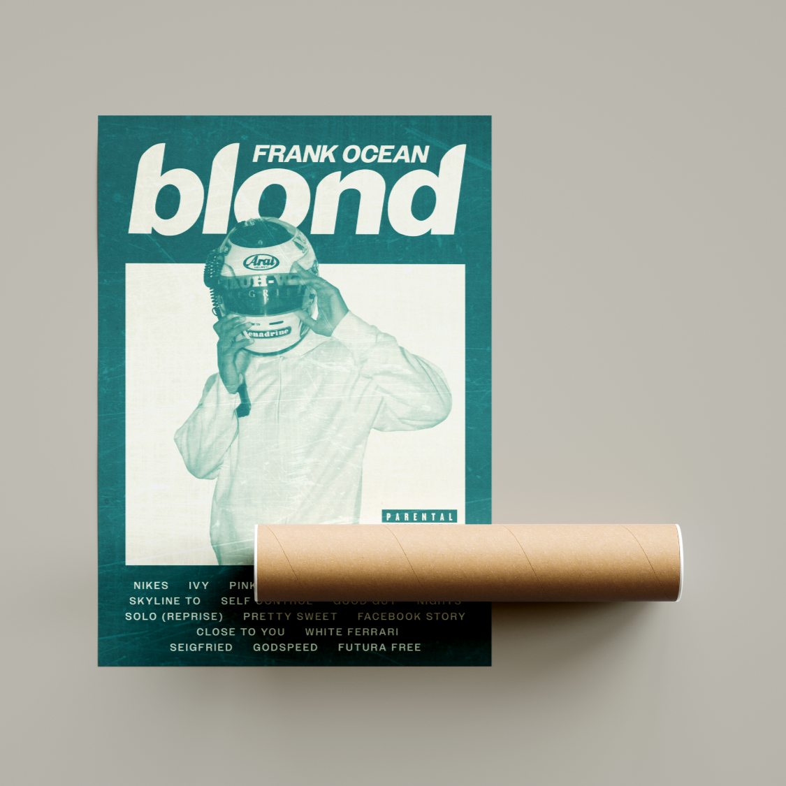 Frank Ocean Blonde Album Poster United Kingdom