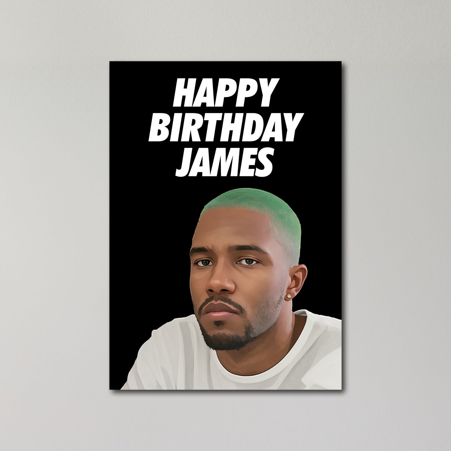 Frank Ocean Personalised Birthday Card A5