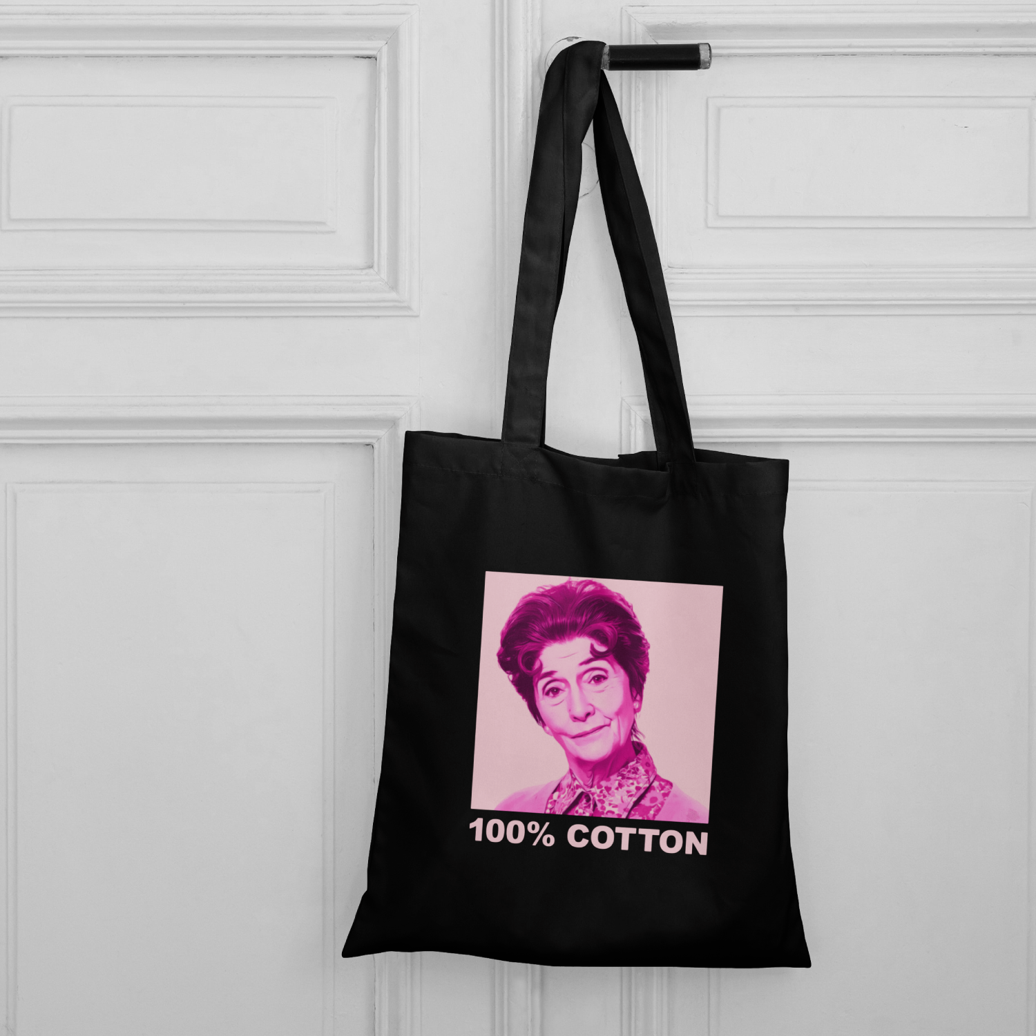 Funny Dot Cotton Tote Bag Eastenders