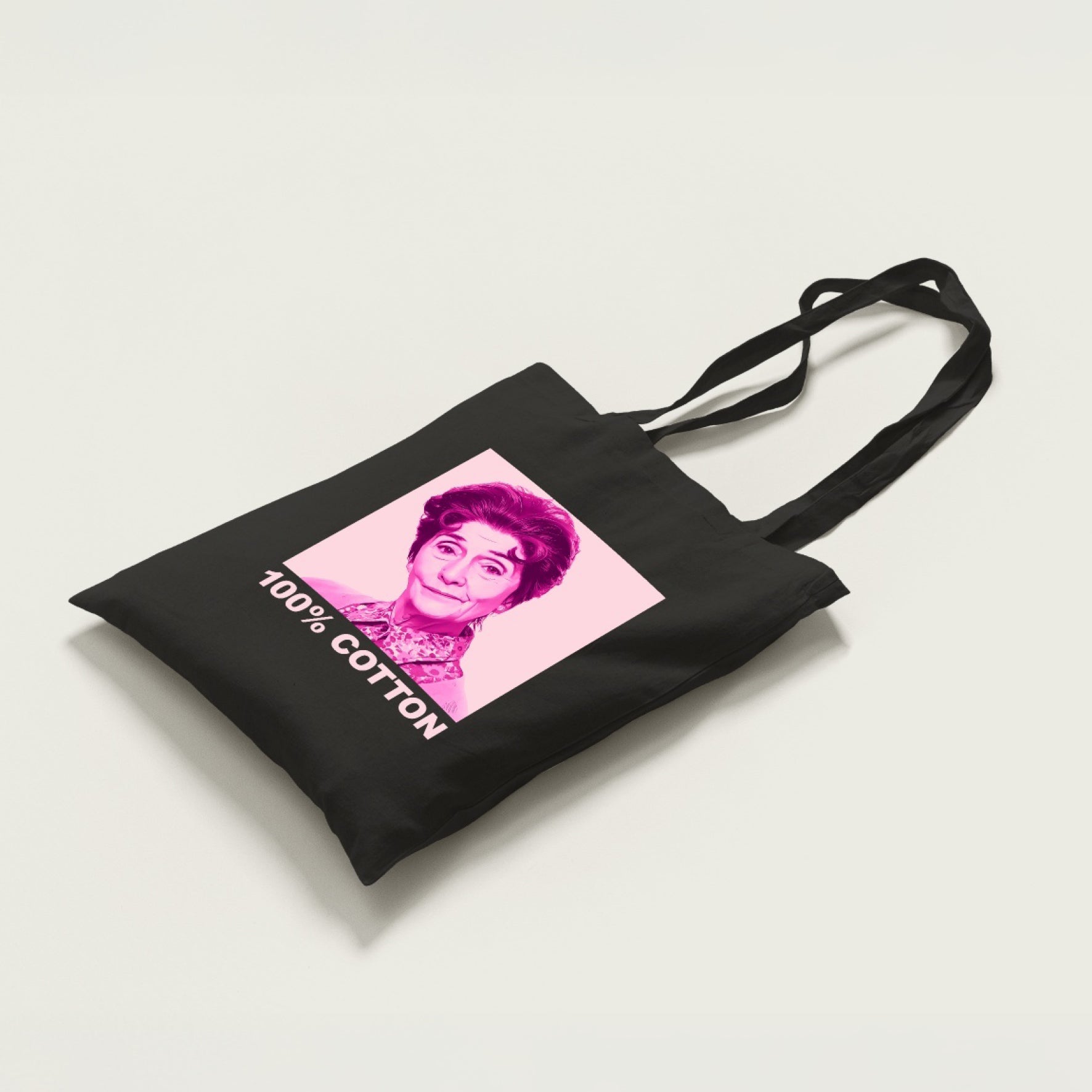 Funny Dot Cotton Tote Bag UK