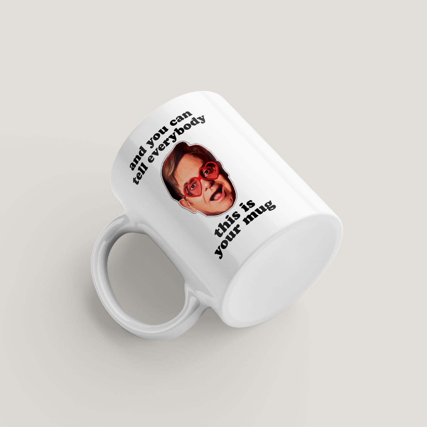 Funny Elton John Mug