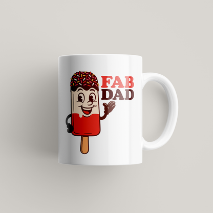 Funny Fab Dad Mug