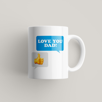 Funny Father's Day Text Mug