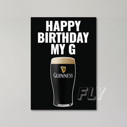 Funny Guinness Birthday Card