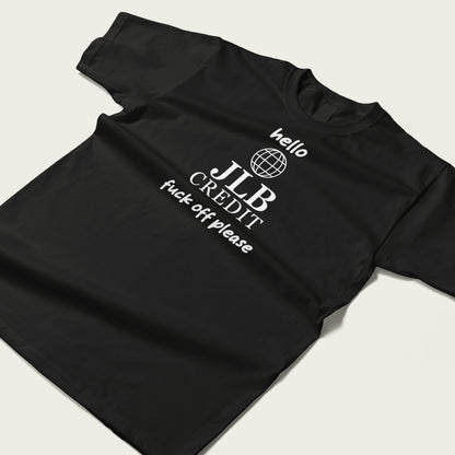 Funny JLB Credit Peep Show Logo T-Shirt UK