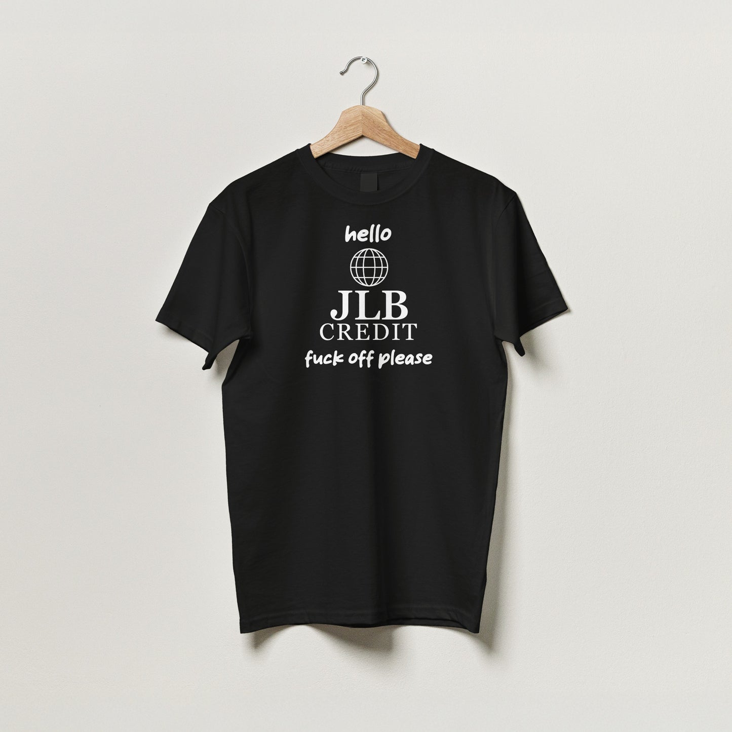 Funny JLB Credit Peep Show Logo T-Shirt