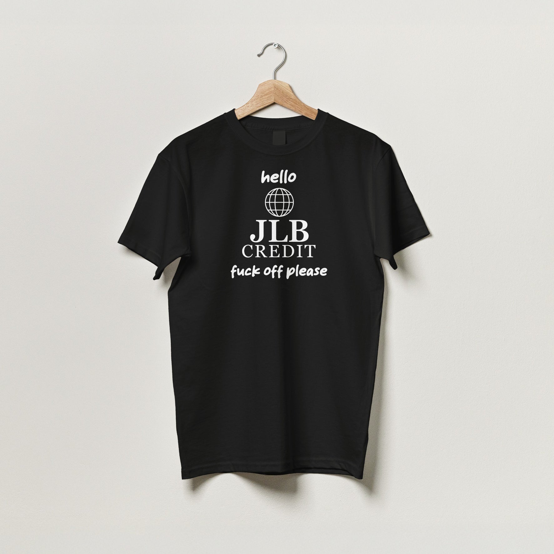 Funny JLB Credit Peep Show Logo T-Shirt