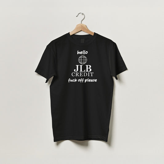 Funny JLB Credit Peep Show Logo T-Shirt