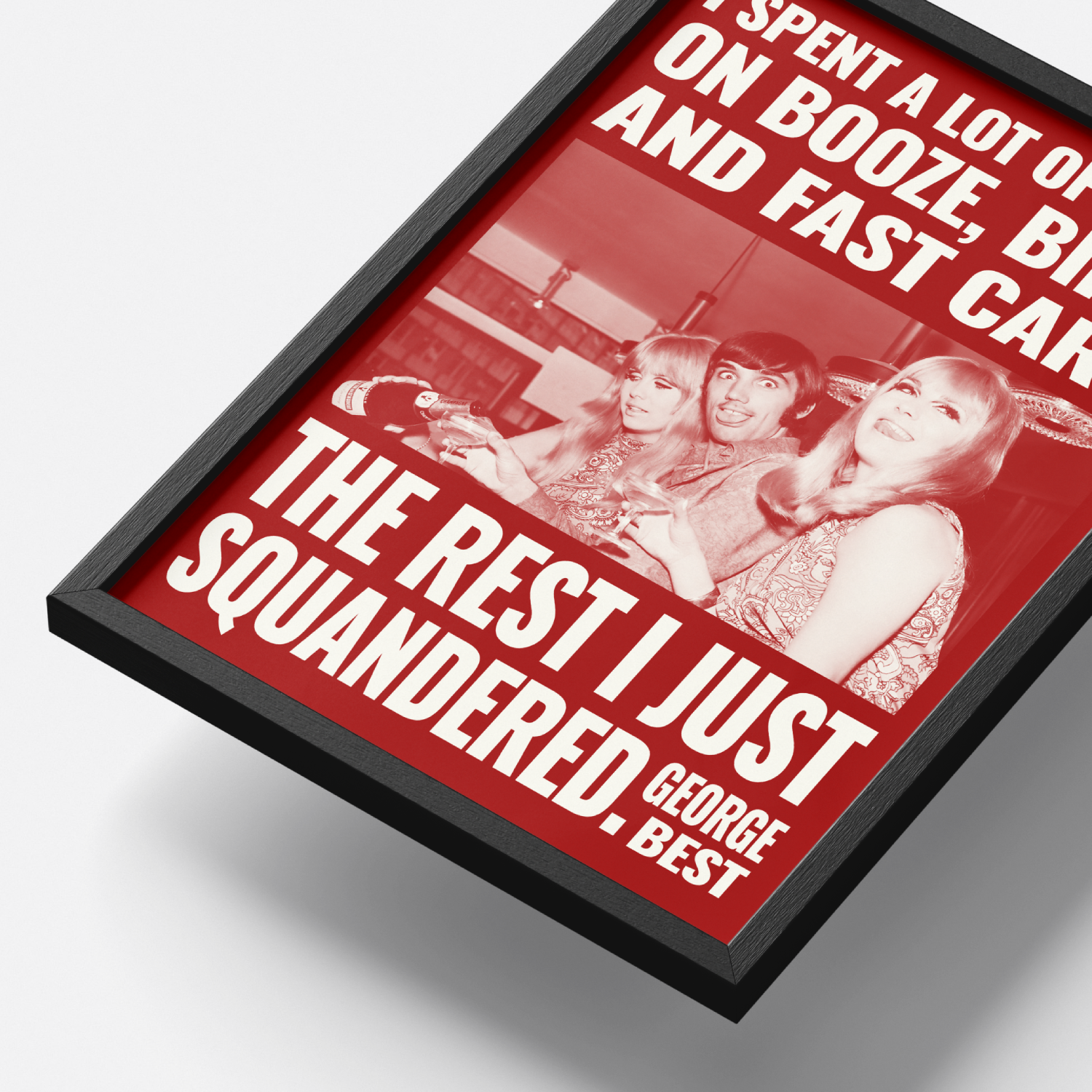 George Best Quote Poster