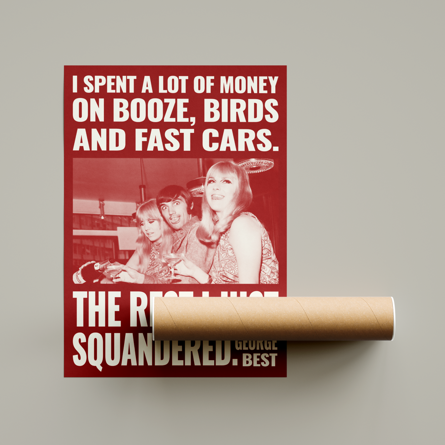 George Best Quote Poster