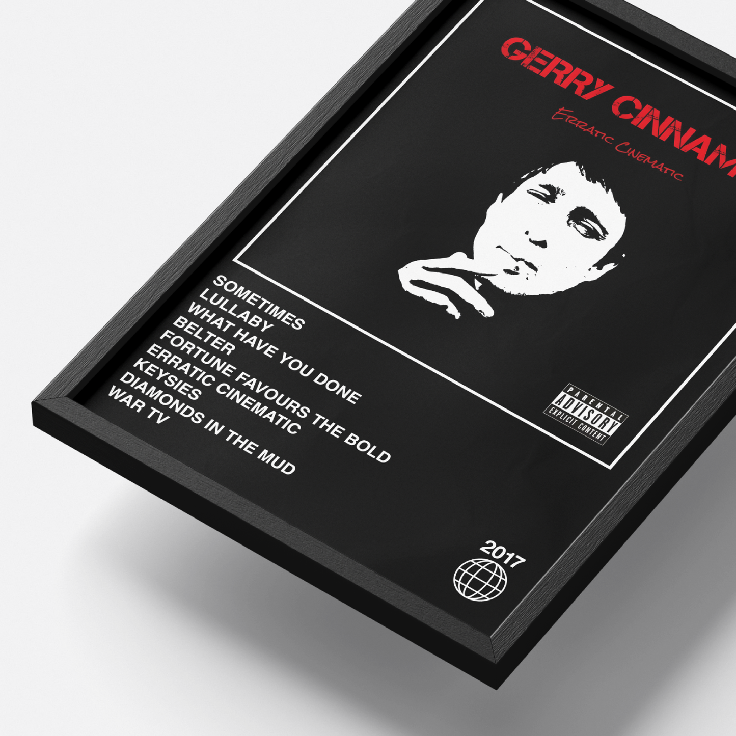 Gerry Cinnamon Erratic Cinematic Album Poster