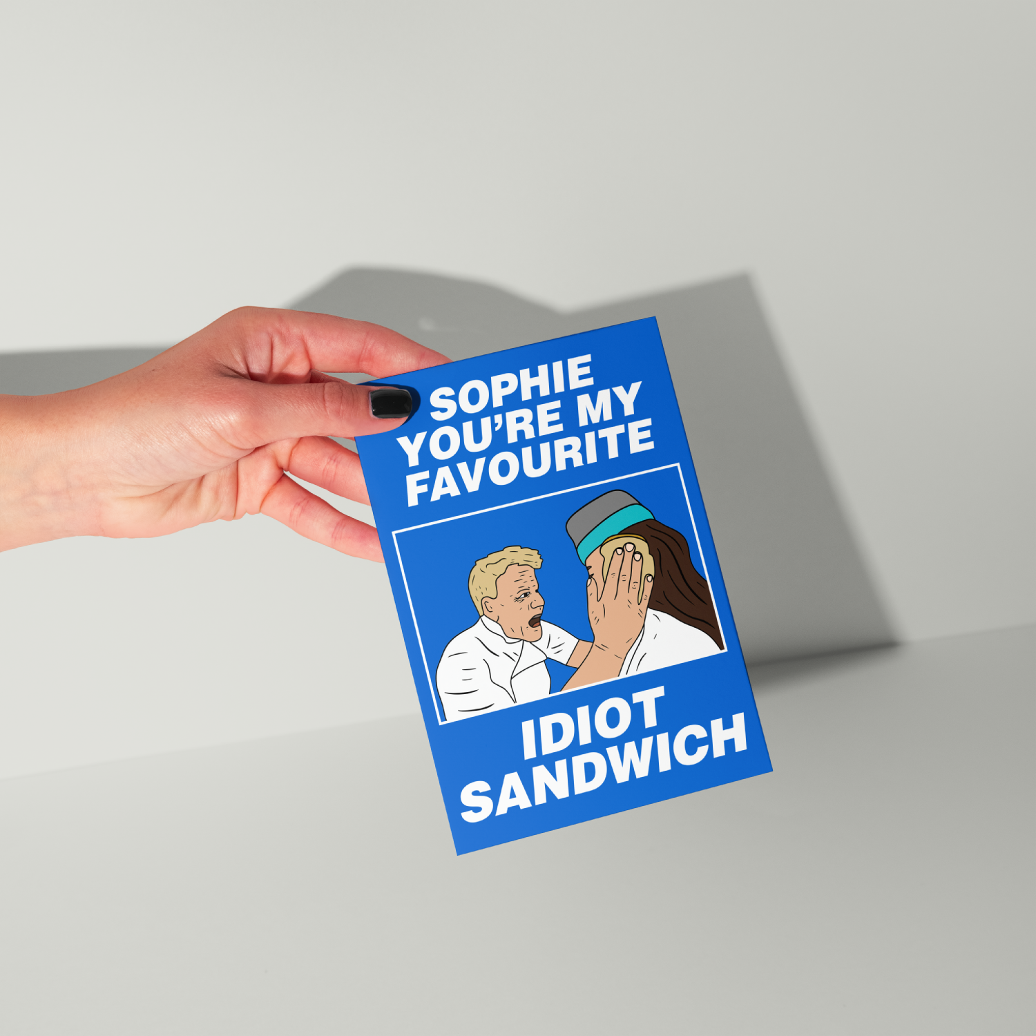 Gordon Ramsay Personalised Greeting Card UK