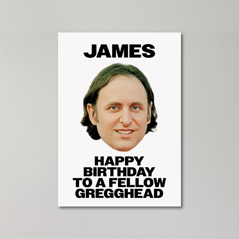 Gregg Turkington Personalised Birthday Card United Kingdom