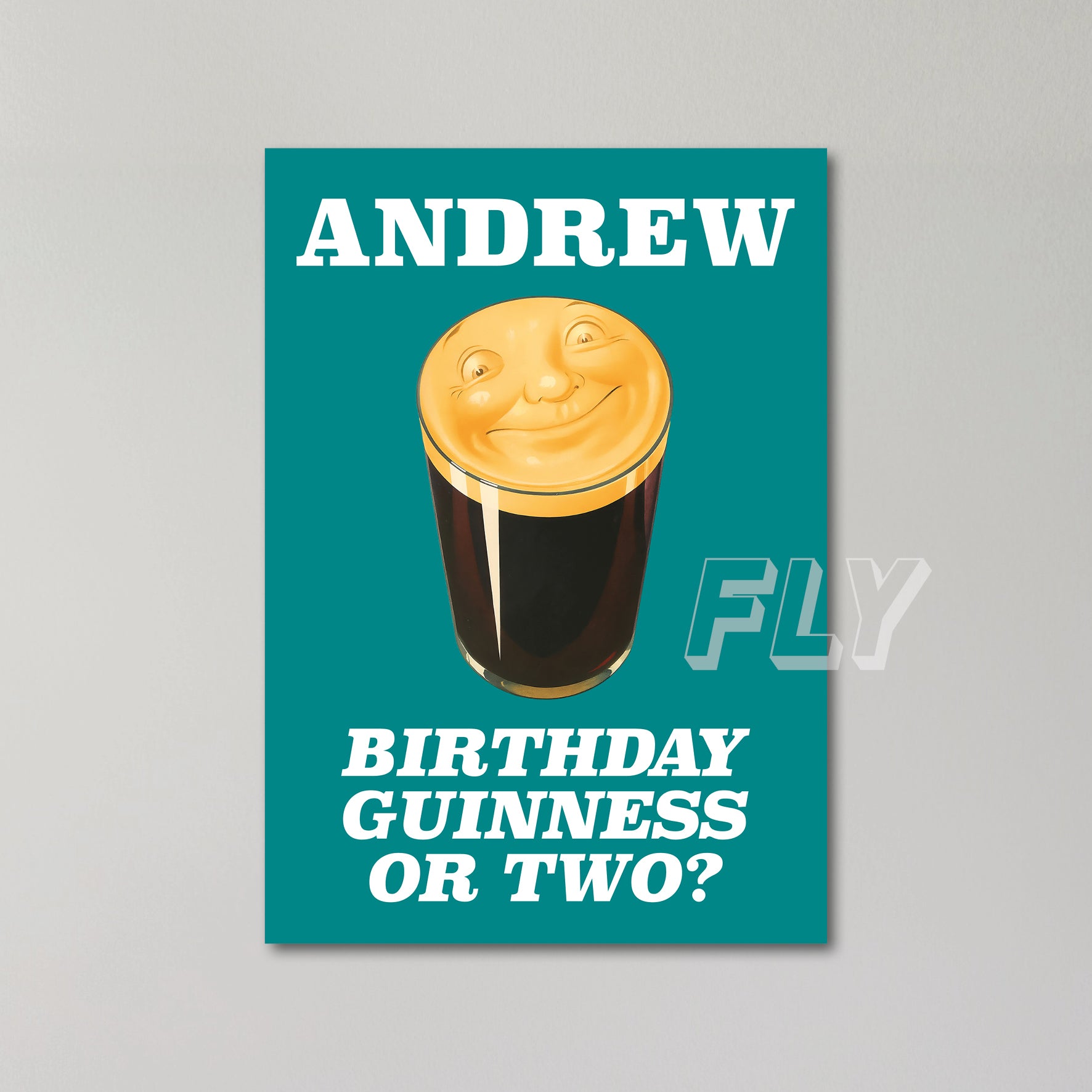 Guinness Personalised Birthday Card United Kingdom