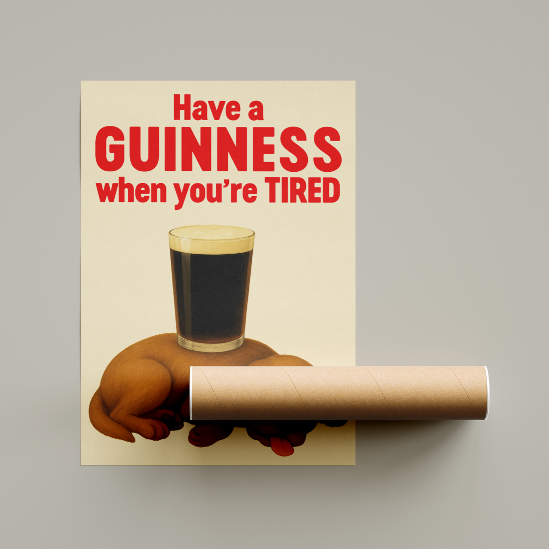 Guinness Dog Poster