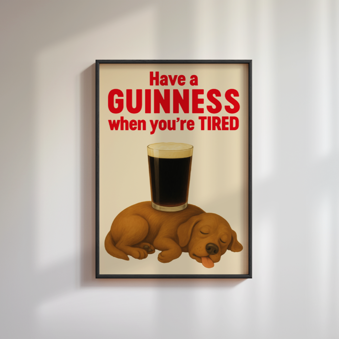 Guinness Dog Poster