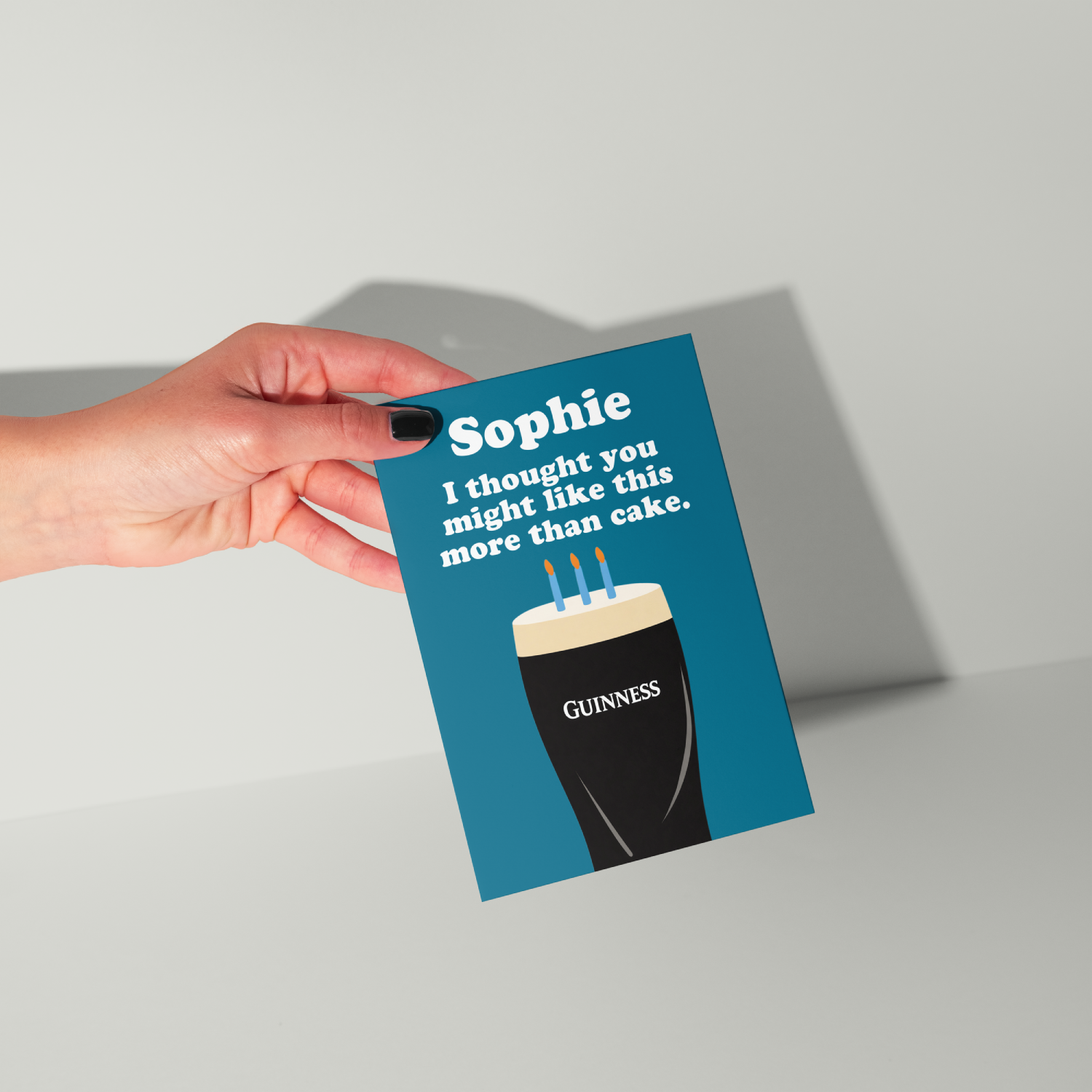 Guinness Personalised Birthday Card