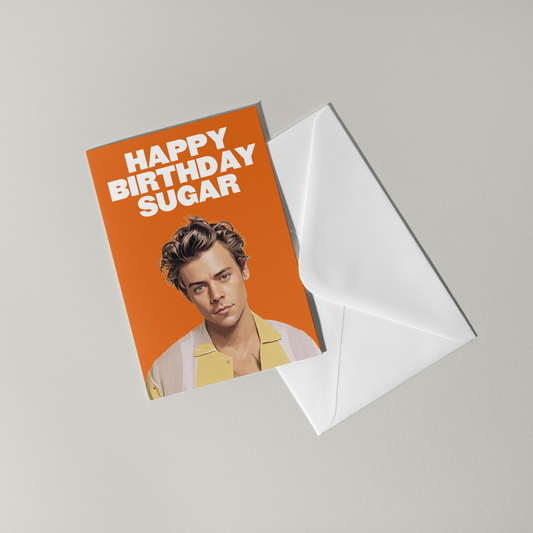 Harry Styles Birthday Card