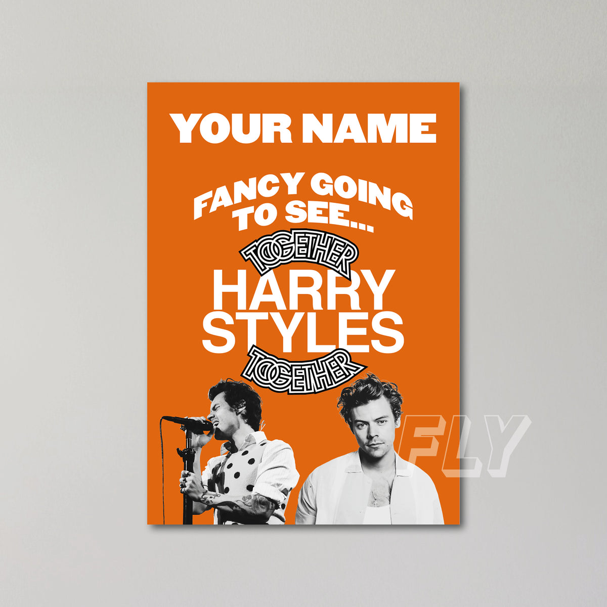 Harry Styles Personalised Tour Reveal Greeting Card