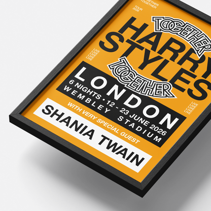 Harry Styles Together Together 2026 Tour Poster 