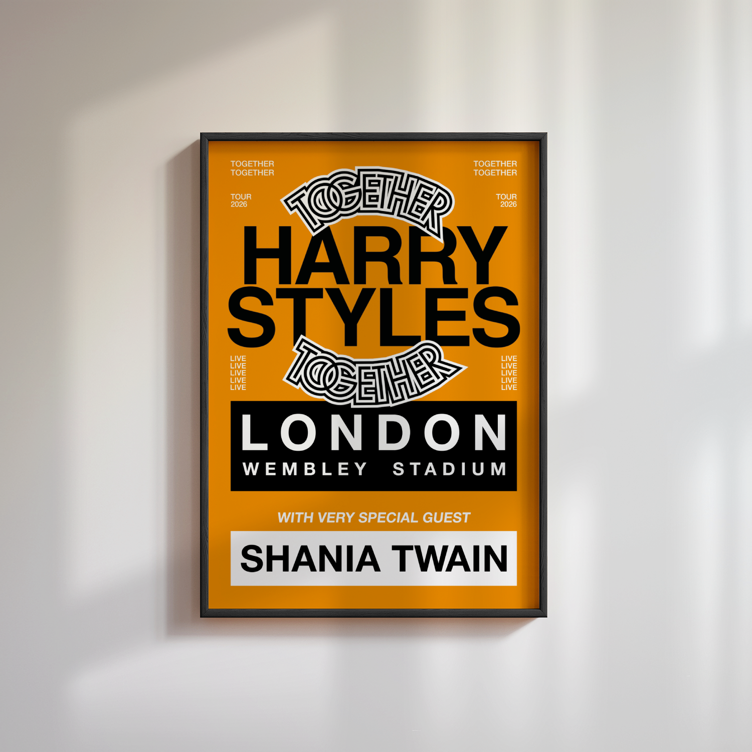 Harry Styles Together Together 2026 Tour Poster