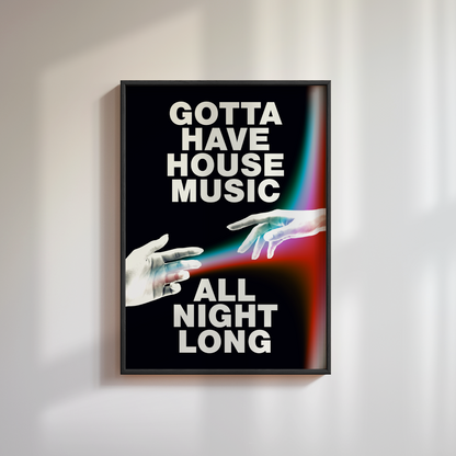 House Music Poster
