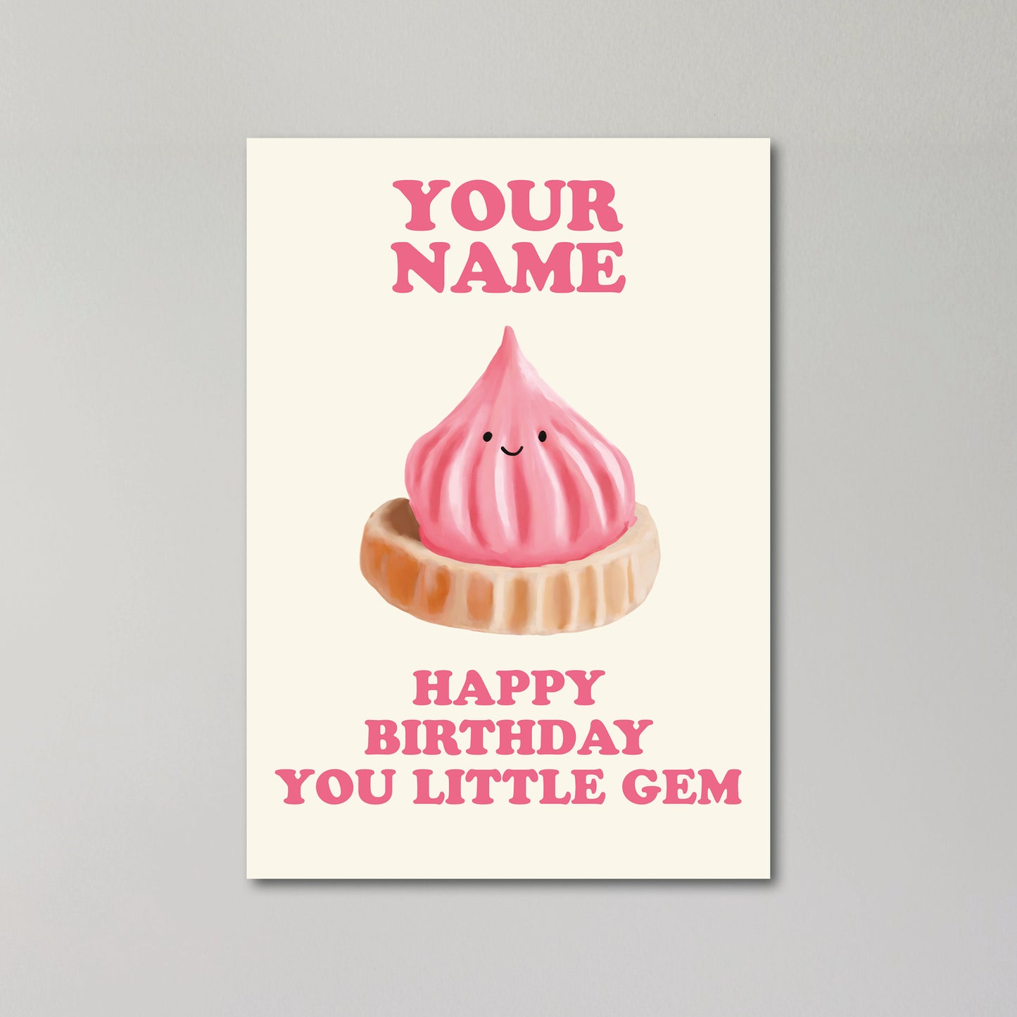 Iced Gem Personalised Birthday Card