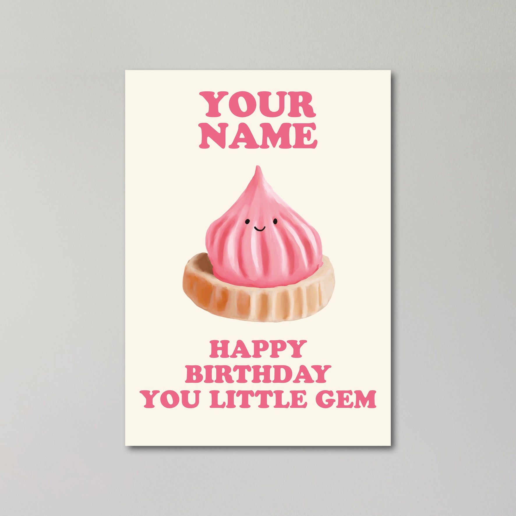 Iced Gem Personalised Birthday Card