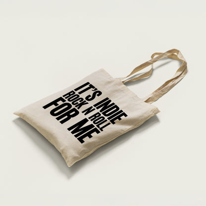 Indie Rock N Roll Tote Bag