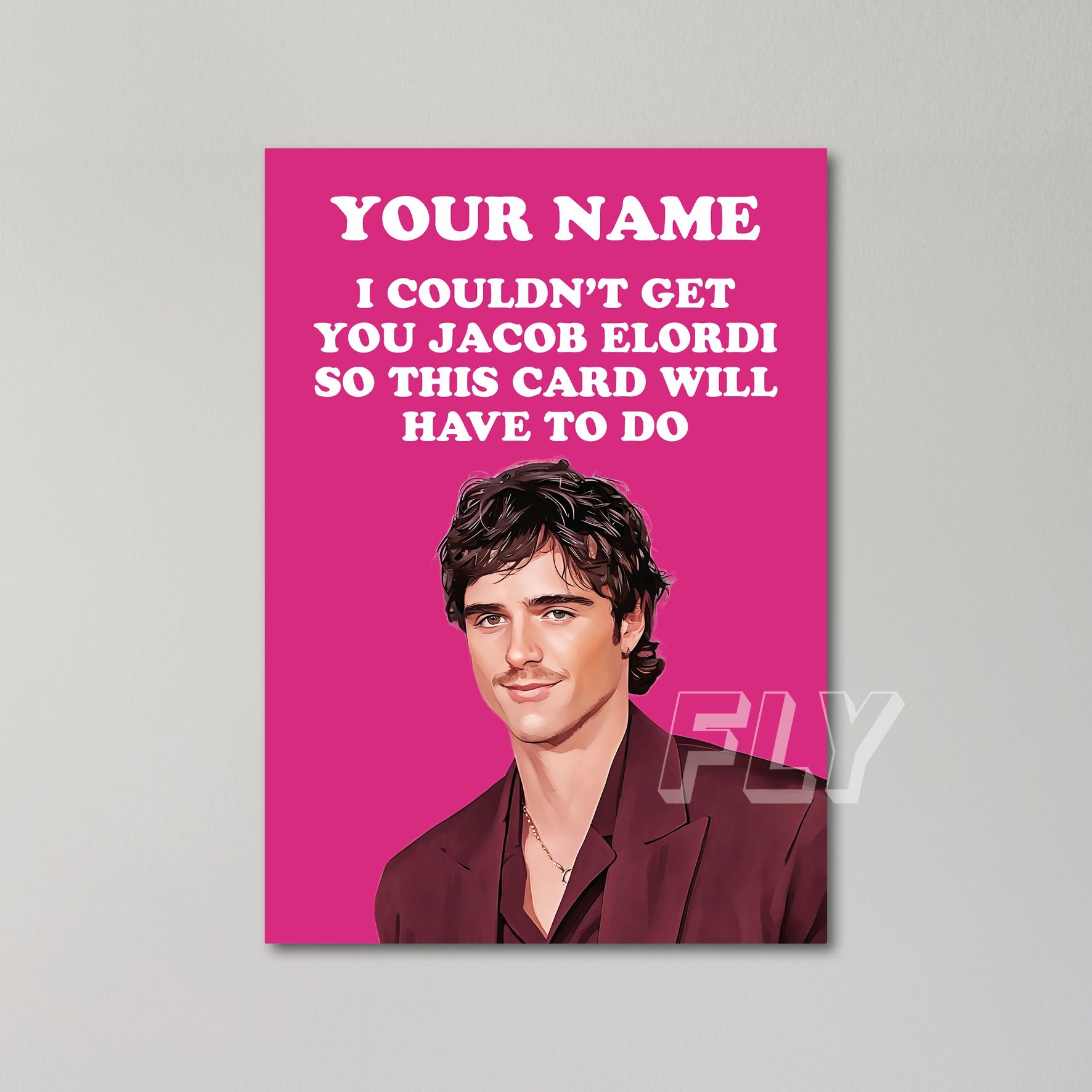 Jacob Elordi Personalised Birthday Card