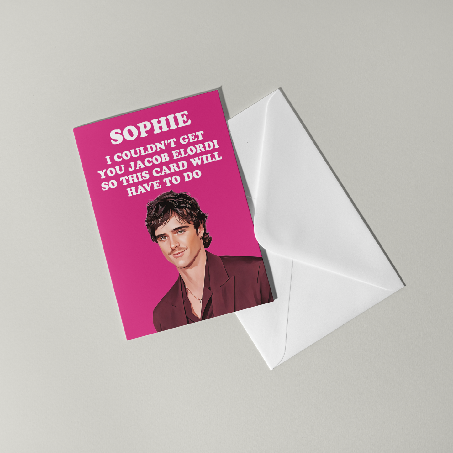 Jacob Elordi Personalised Birthday Card