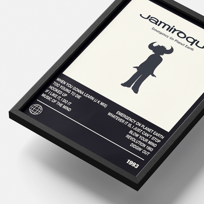 Jamiroquai Emergency On Planet Earth Album Poster UK