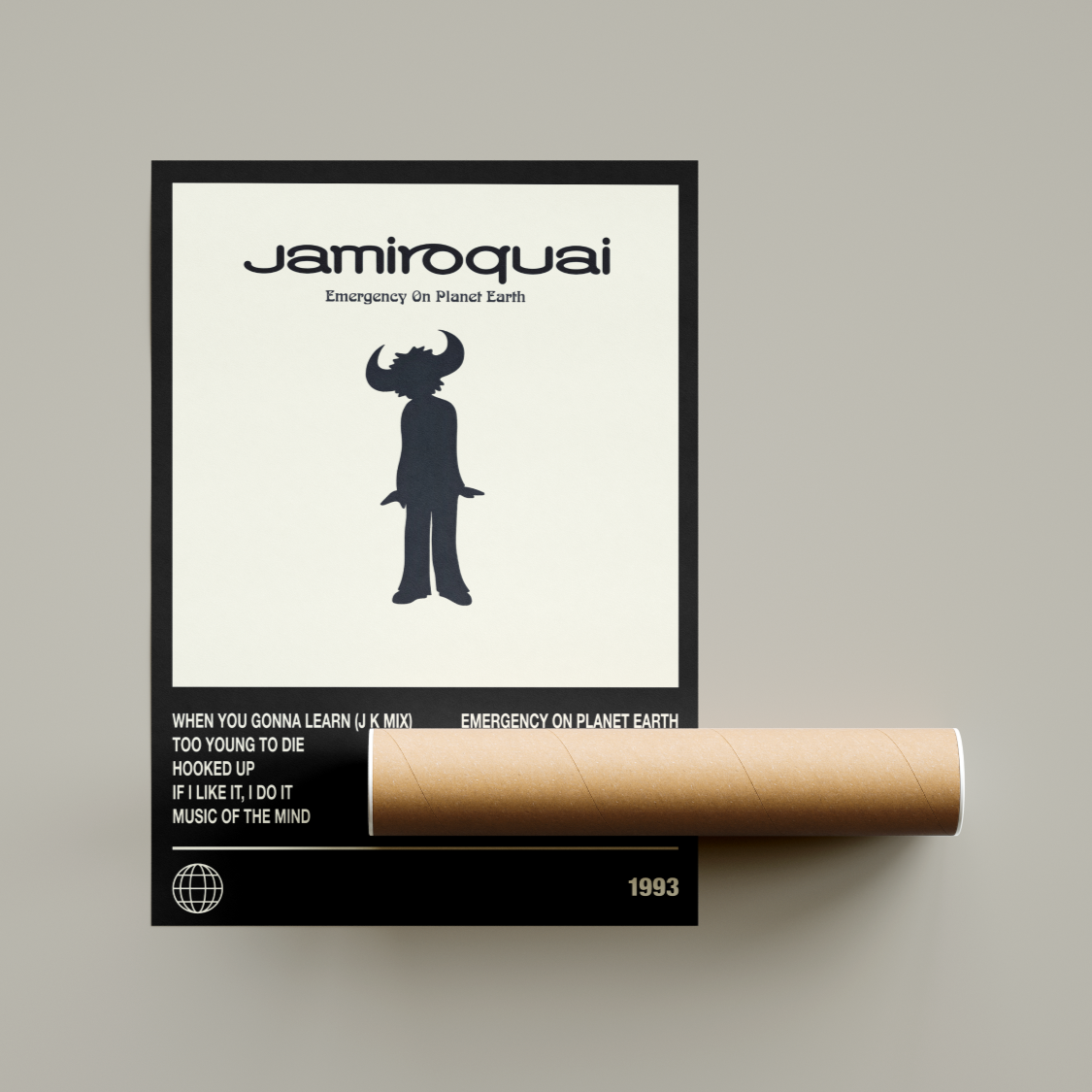 Jamiroquai Emergency On Planet Earth Album Poster United Kingdom