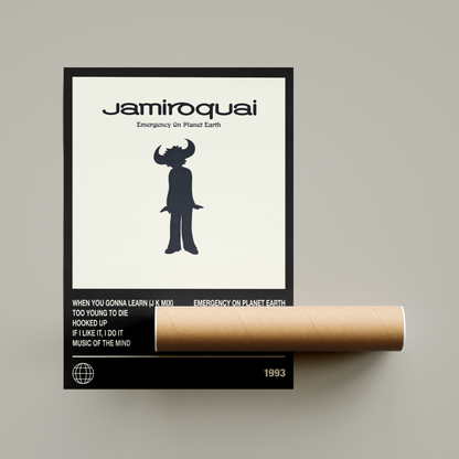 Jamiroquai Emergency On Planet Earth Album Poster United Kingdom