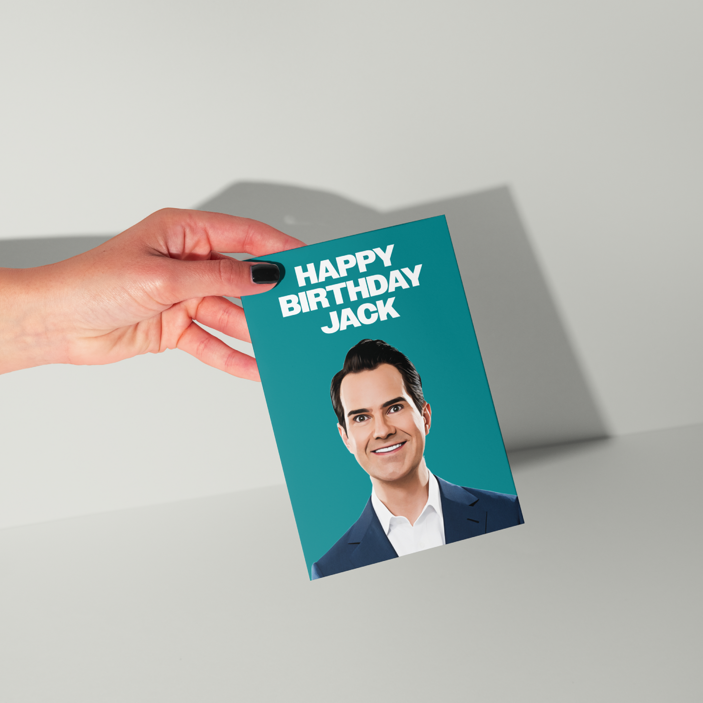 Jimmy Carr Personalised Birthday Card UK