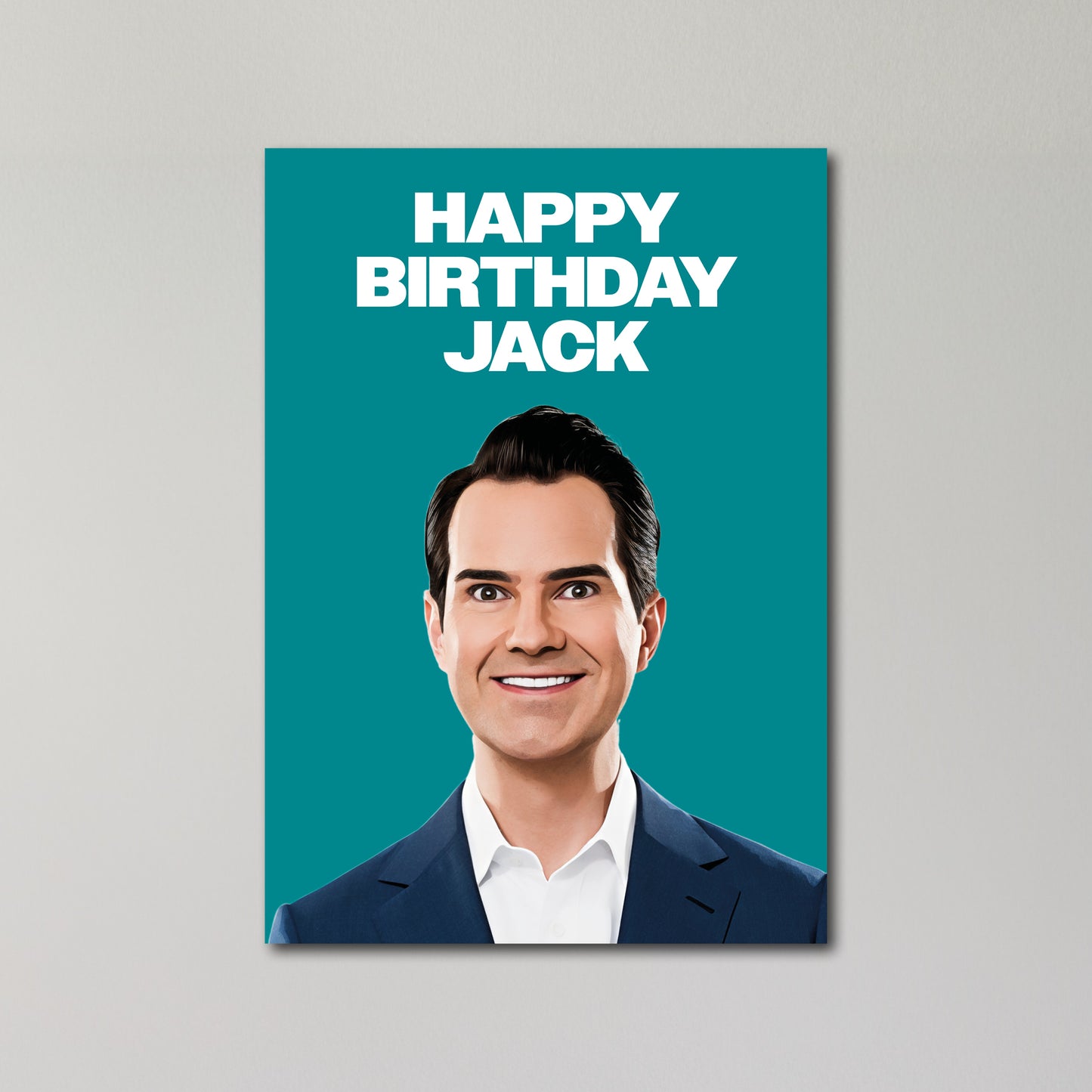 Jimmy Carr Personalised Birthday Card United Kingdom