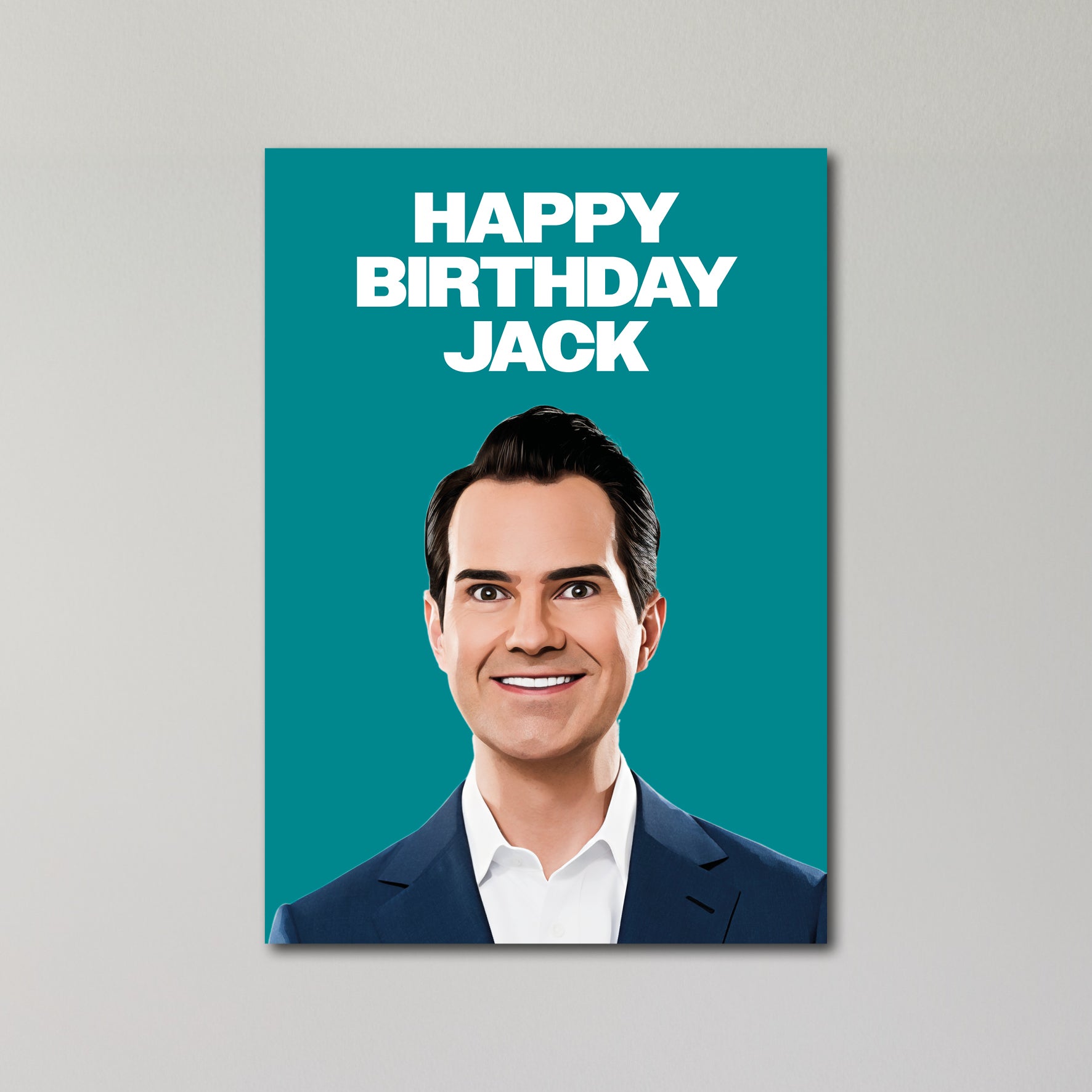 Jimmy Carr Personalised Birthday Card United Kingdom
